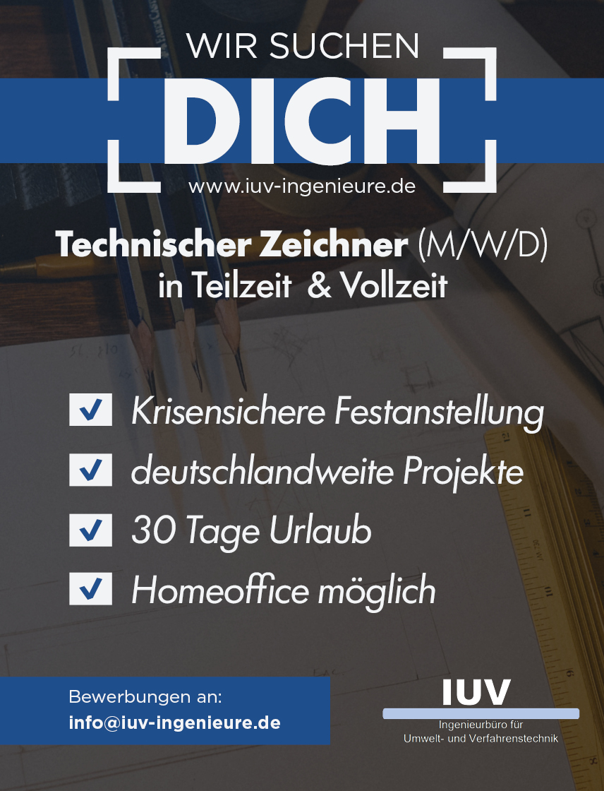 JOBS STRALSUND ALTSTADT: Technischer Zeichner (m/w/d)